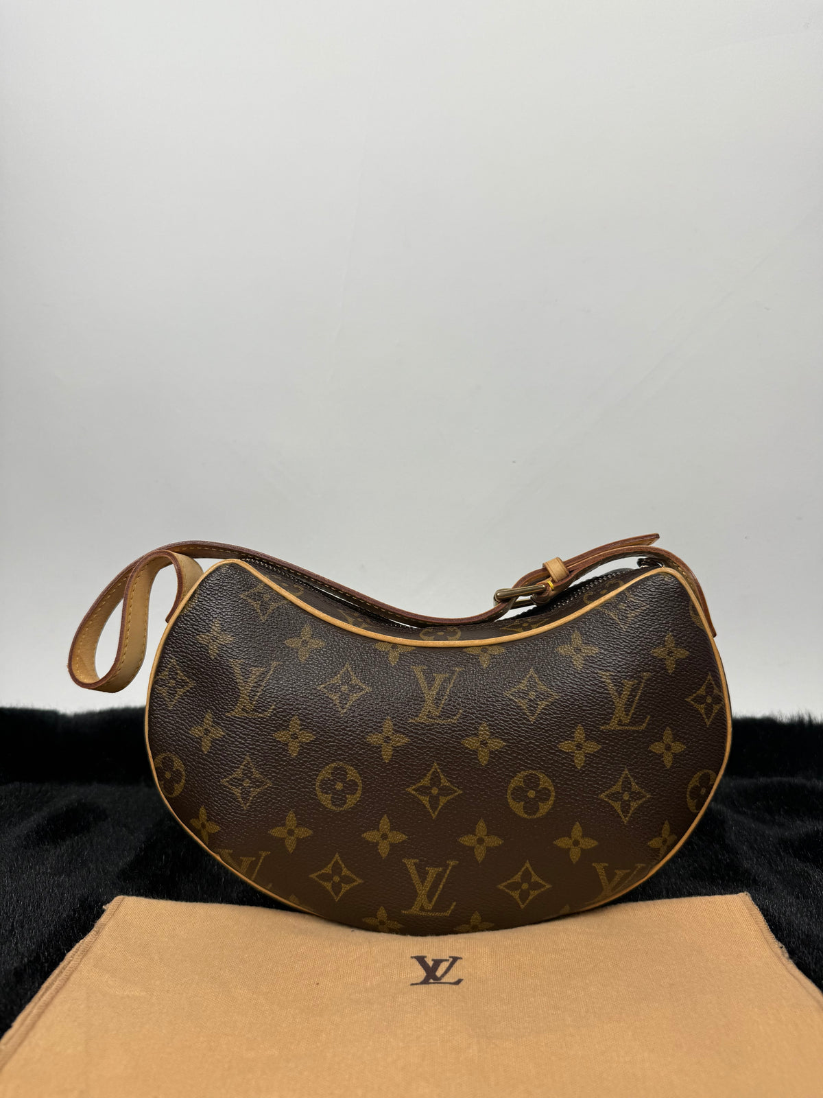 Louis Vuitton Croissant PM Monogram Vintage Originale – Borsa a Spalla Donna