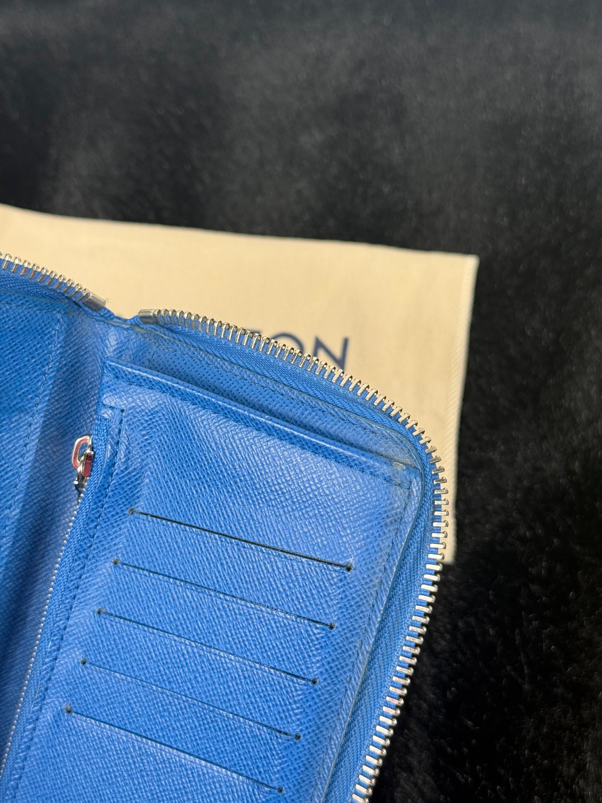 Louis Vuitton Zippy Wallet Damier/Blu