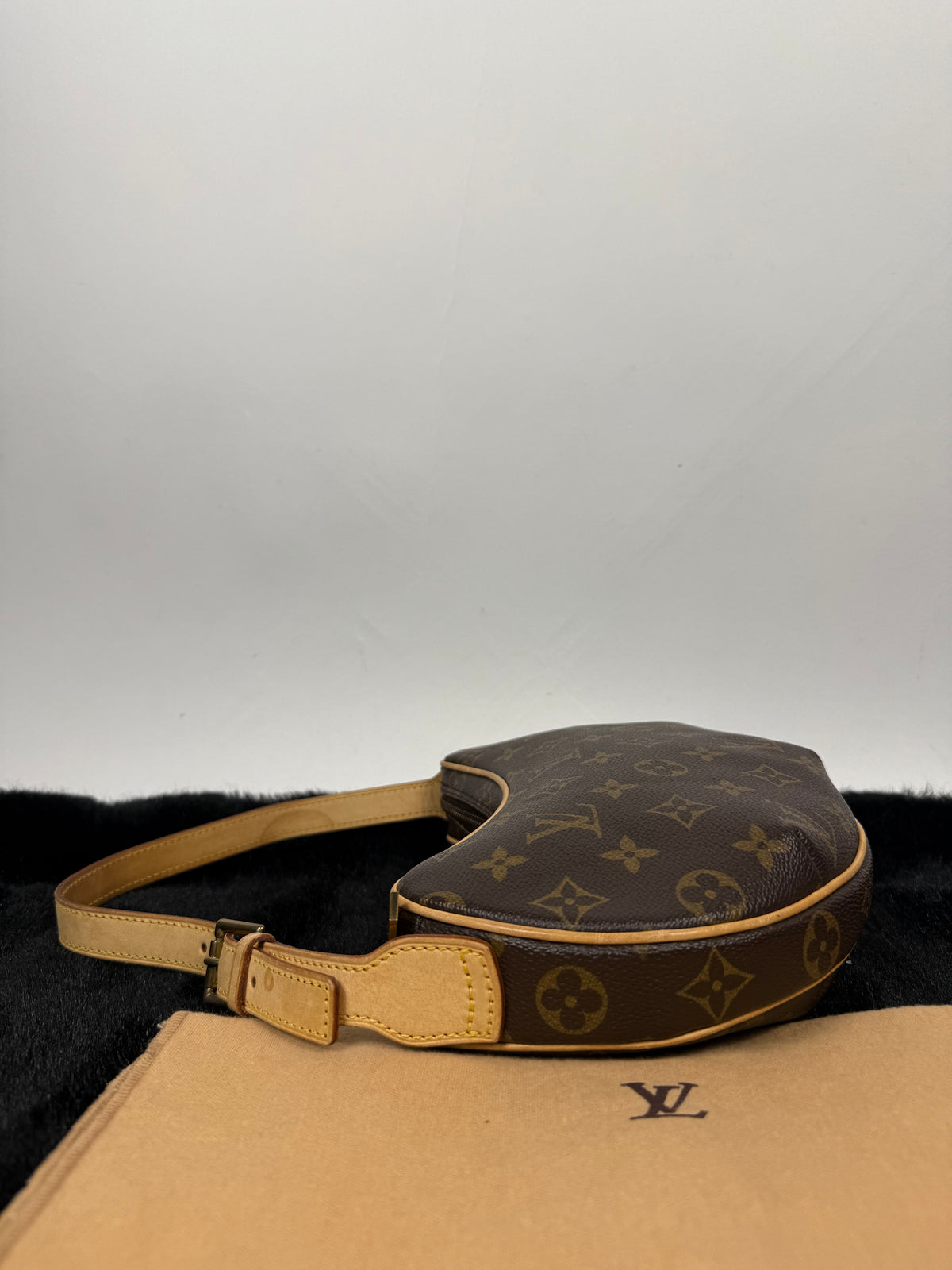 Louis Vuitton Croissant PM Monogram Vintage Originale – Borsa a Spalla Donna