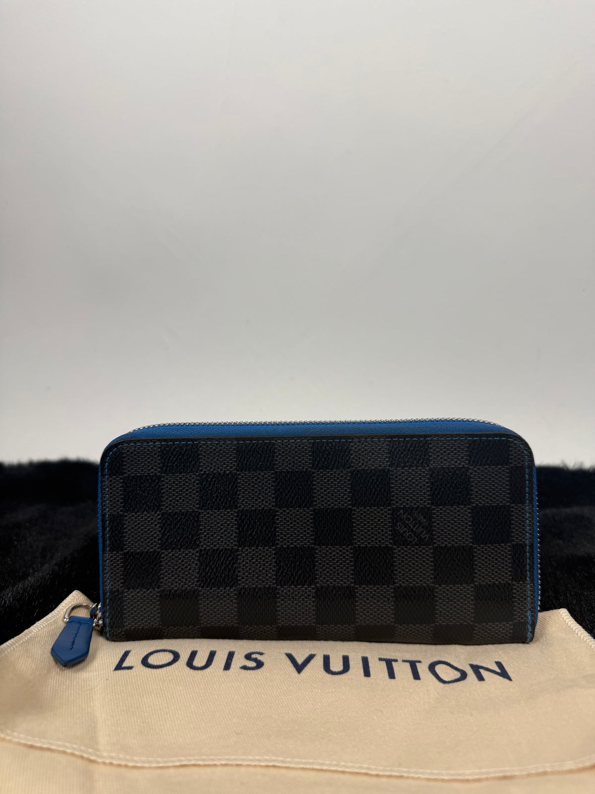 Louis Vuitton Zippy Wallet Damier/Blu