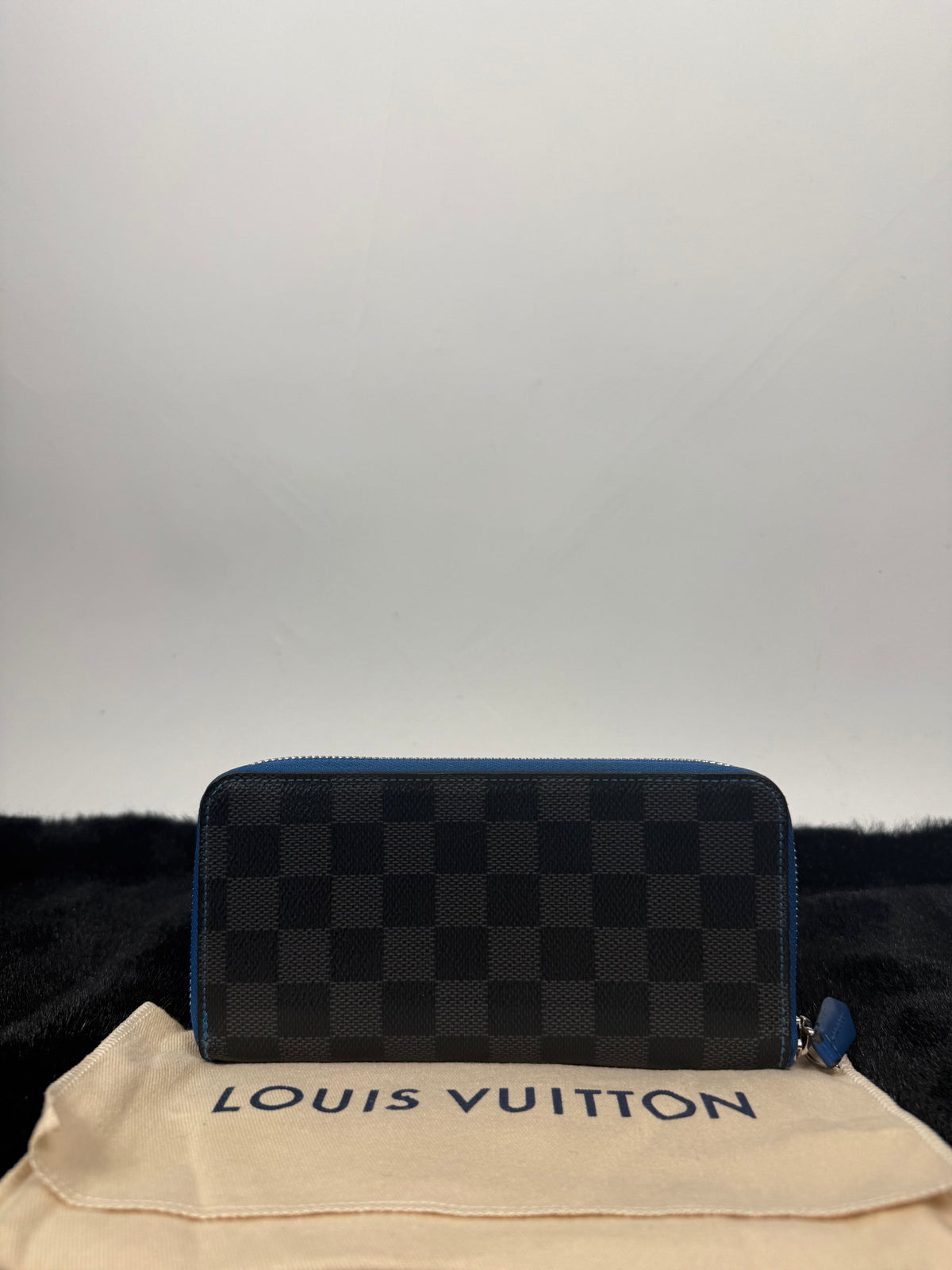 Louis Vuitton Zippy Wallet Damier/Blu