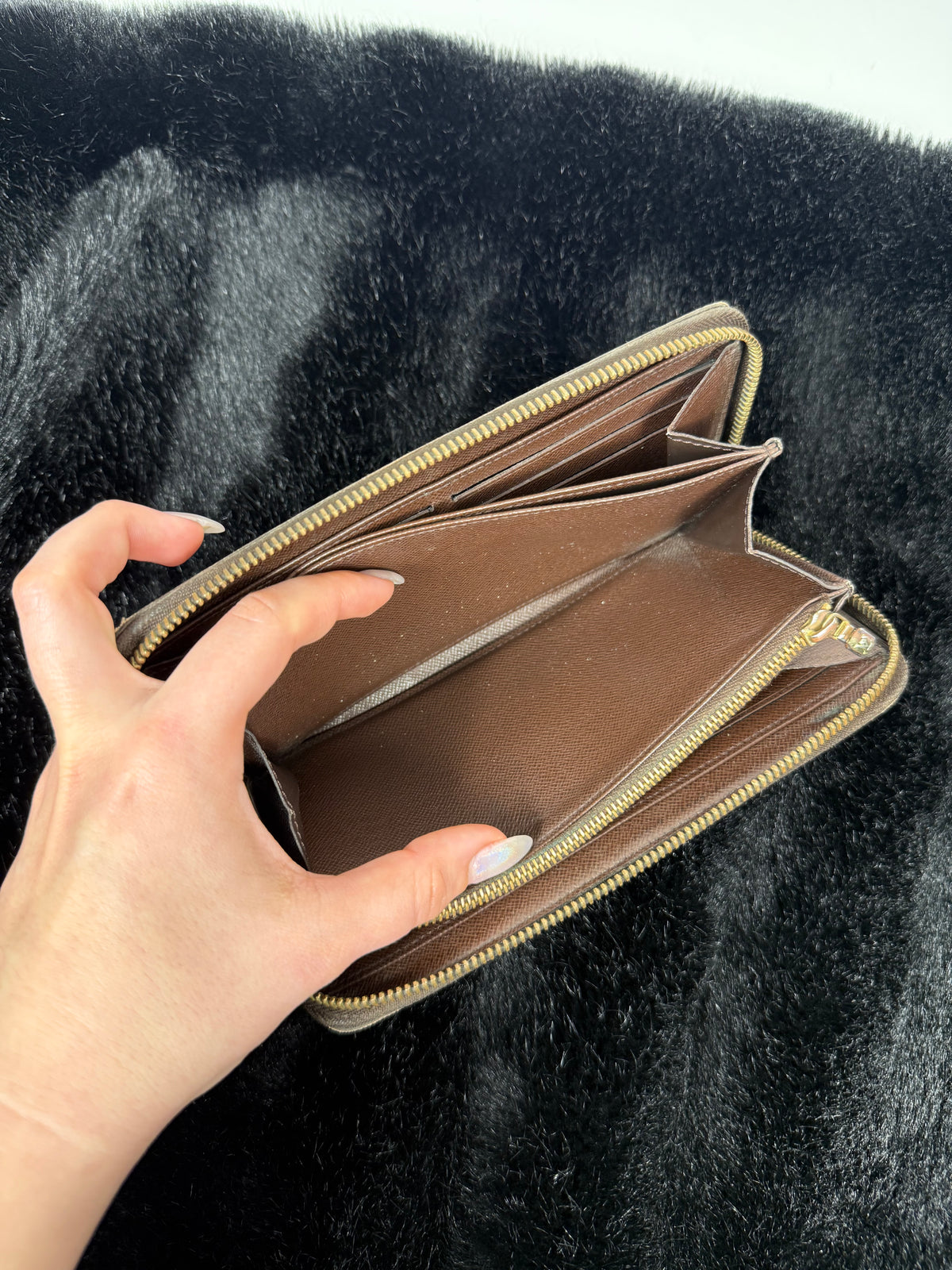 Louis Vuitton Zippy Wallet Damier