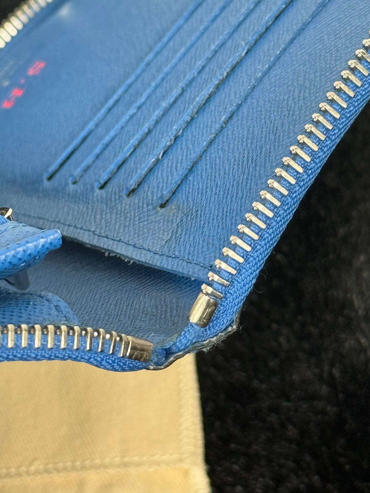 Louis Vuitton Zippy Wallet Damier/Blu