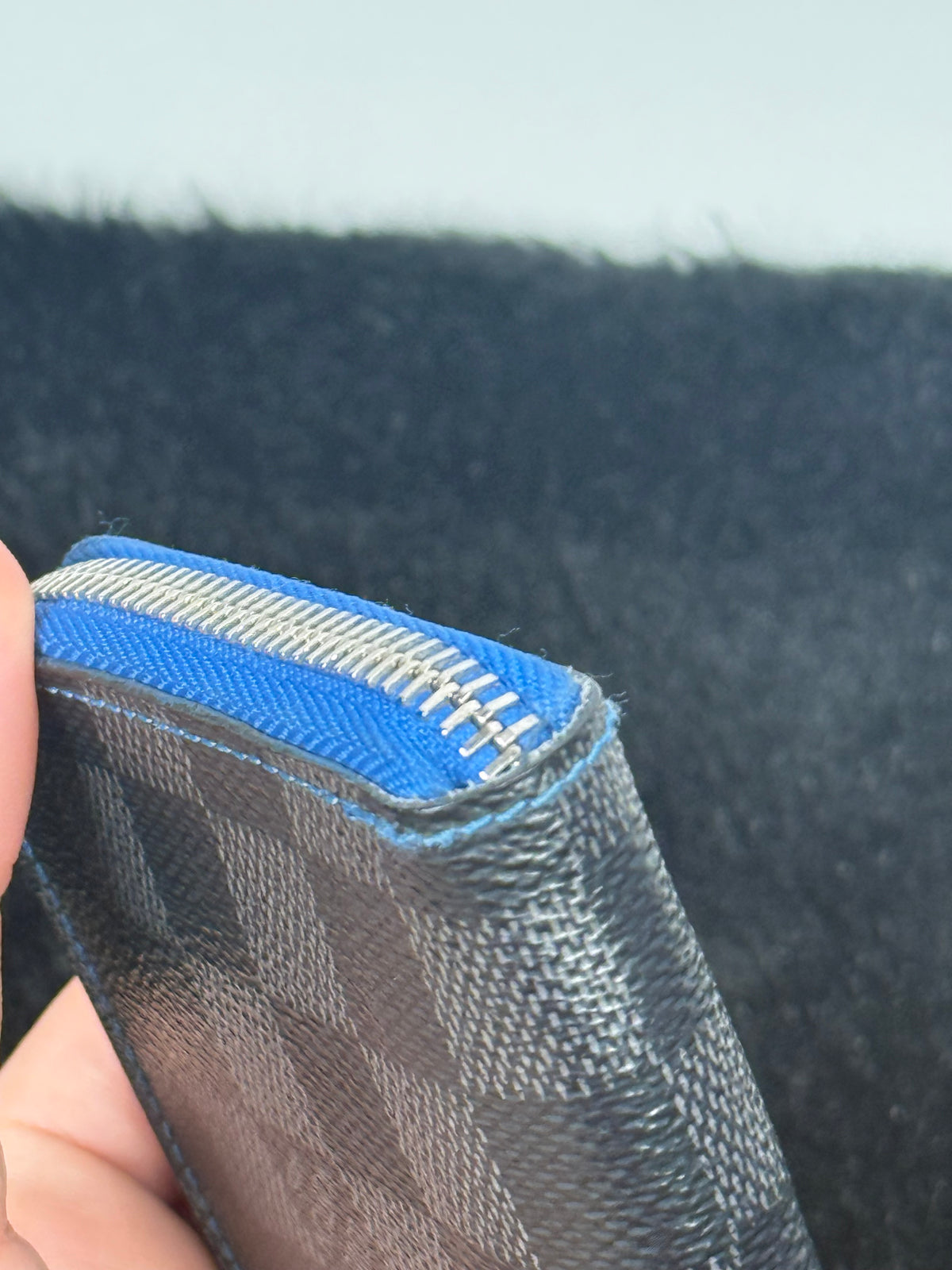 Louis Vuitton Zippy Wallet Damier/Blu