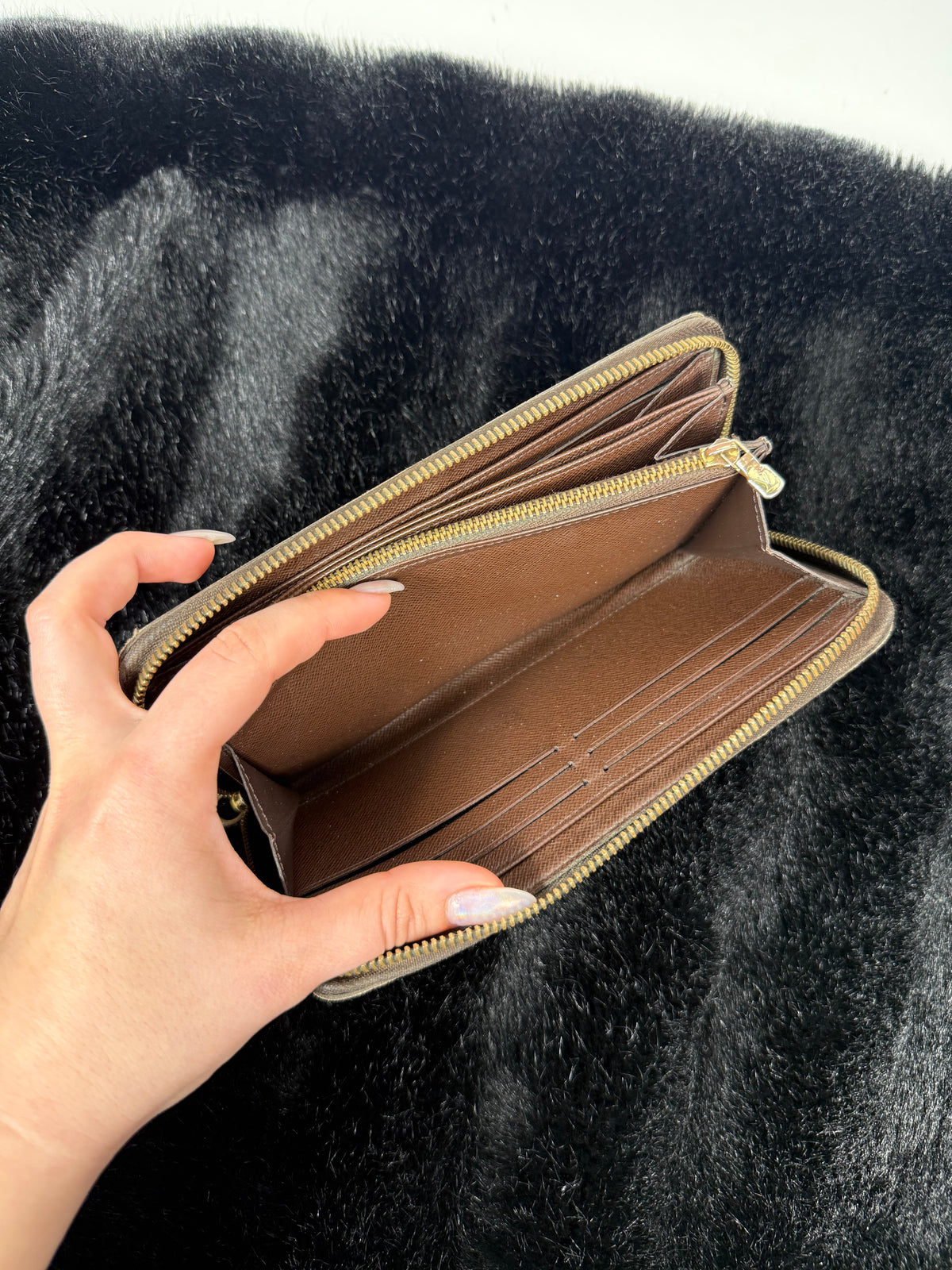 Louis Vuitton Zippy Wallet Damier