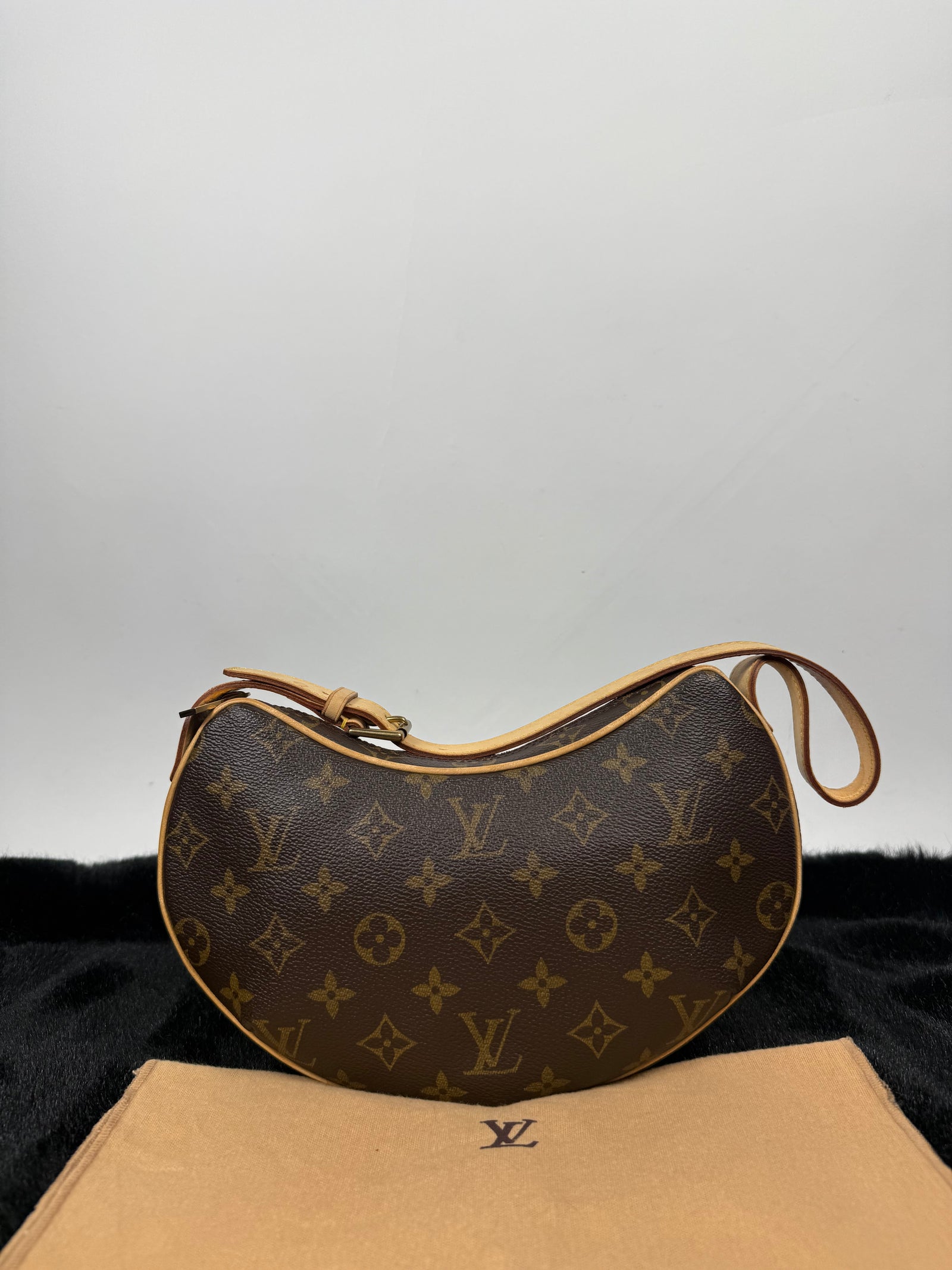 Louis Vuitton Croissant PM Monogram Vintage Originale – Borsa a Spalla Donna