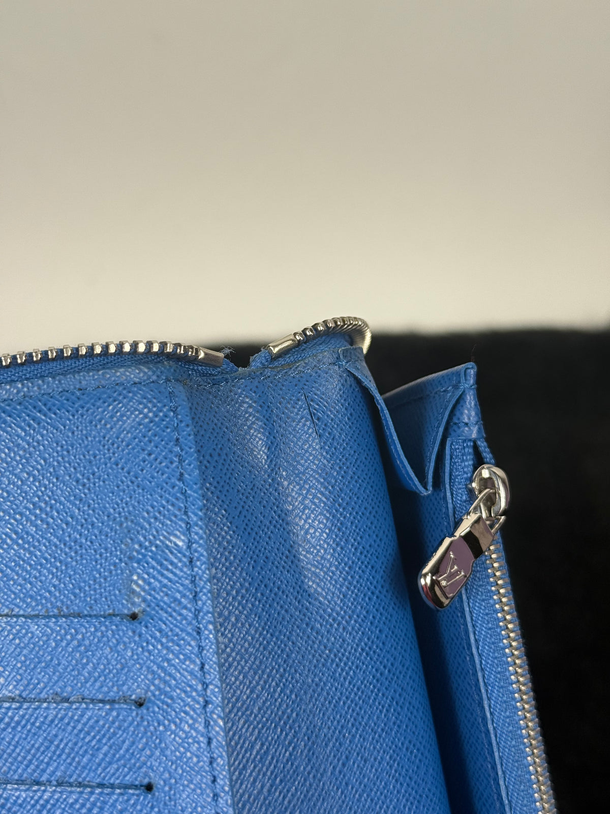 Louis Vuitton Zippy Wallet Damier/Blu